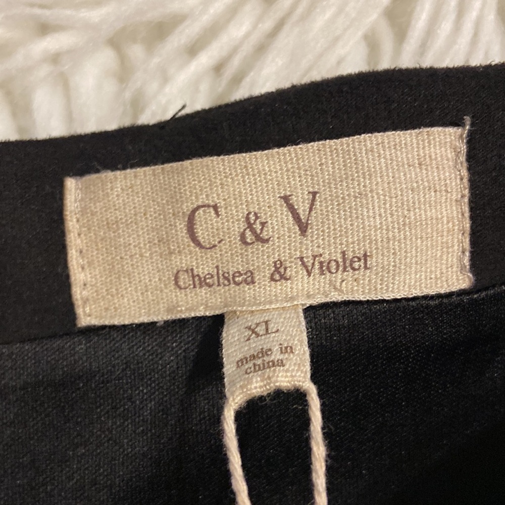 Chelsea and Violet Skirt size XL waist 34” brand new with tag color black - Picture 6 of 12